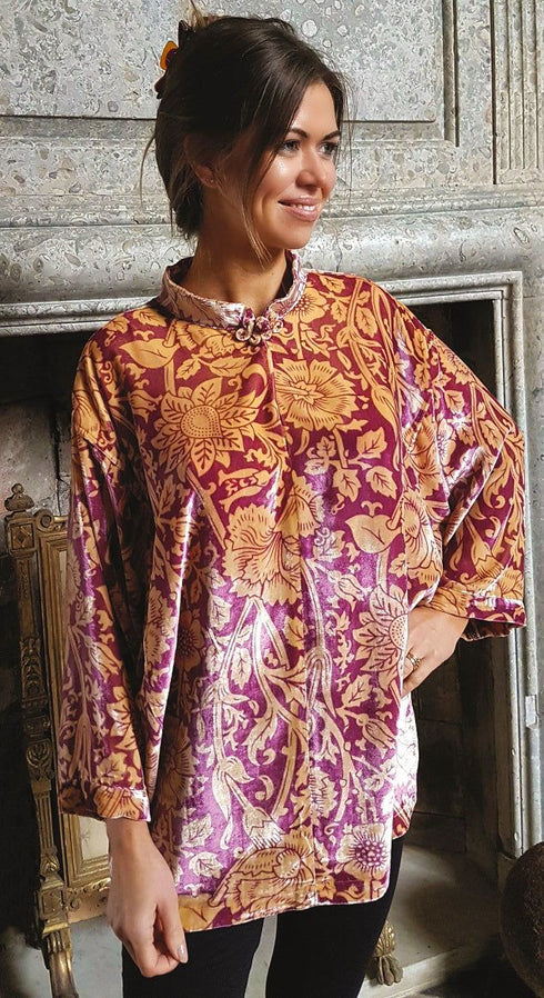 Tuttabankem Verona Silk Velvet Top | Tuttabankem